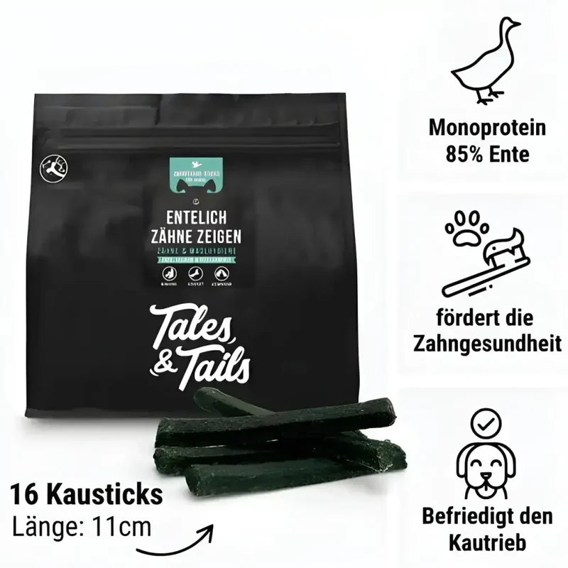 Zahnpflege Kausticks | Entelich Zähne zeigen