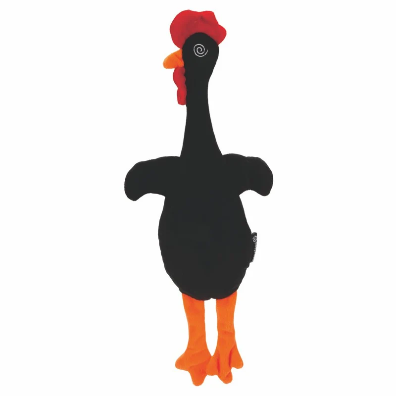 Beeztees Plüsch-Hundespielzeug HUHN - 38 cm - knistert - Apportierspielzeug