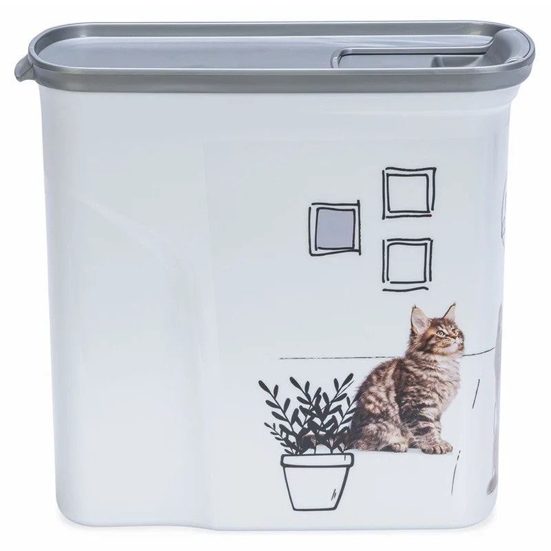 Curver Futterbox - 2 ltr / 1 kg - Snack Behälter Container Dose für Katzen