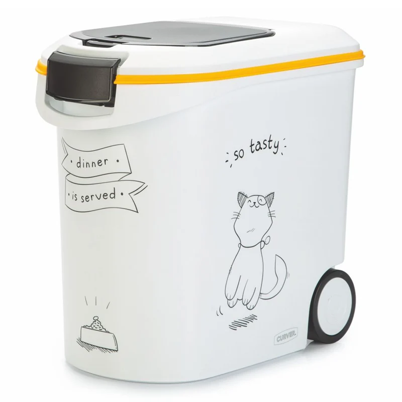 Curver Futterbox - 35 ltr / 12 kg - Snack Behälter Container Dose für Katzen