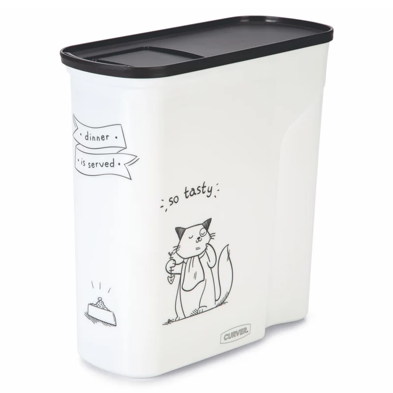 Curver Futterbox - 6 ltr / 2,5 kg - Snack Behälter Container Dose für Katzen