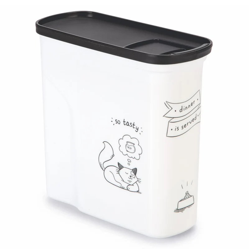 Curver Futterbox - 2 ltr / 1 kg - Snack Behälter Container Dose für Katzen