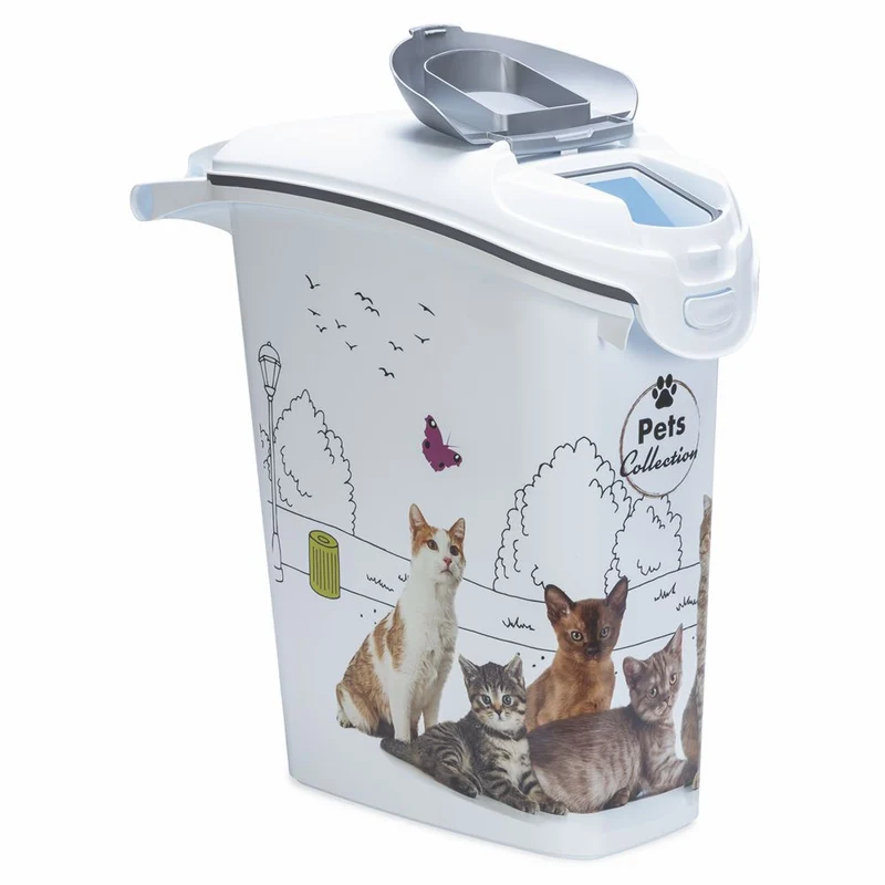 Curver Futterbox - 23 ltr / 10 kg - Snack Behälter Container Dose für Katzen