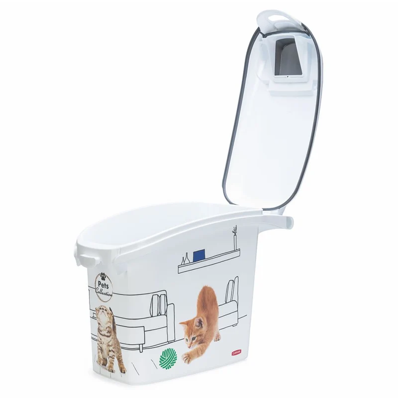 Curver Futterbox - 15 ltr / 6 kg - Snack Behälter Container Dose für Katzen
