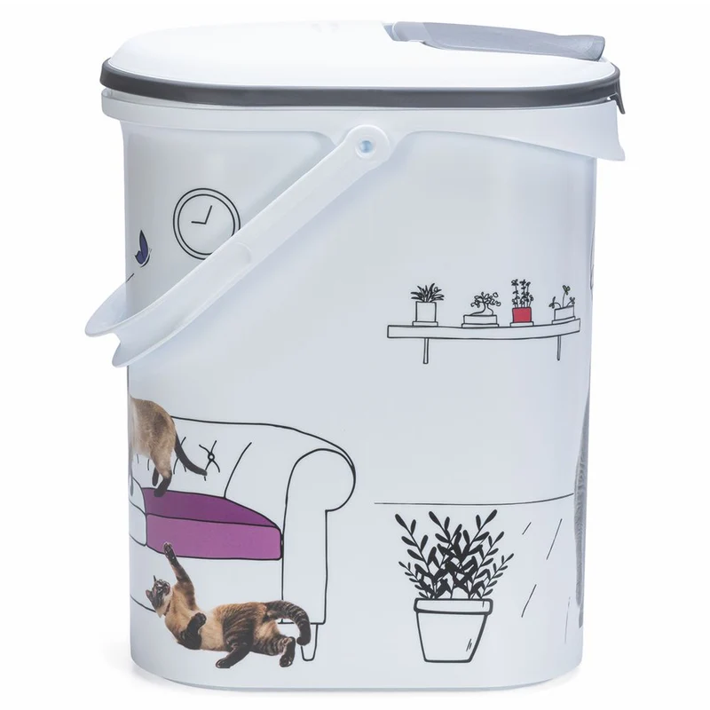Curver Futterbox - 10 ltr / 4 kg - Snack Behälter Container Dose für Katzen