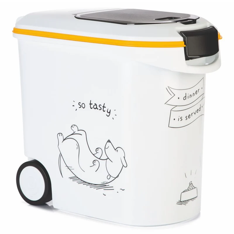 Curver Futterbox - 35 ltr / 12 kg - Snack Behälter Container Dose für Hunde