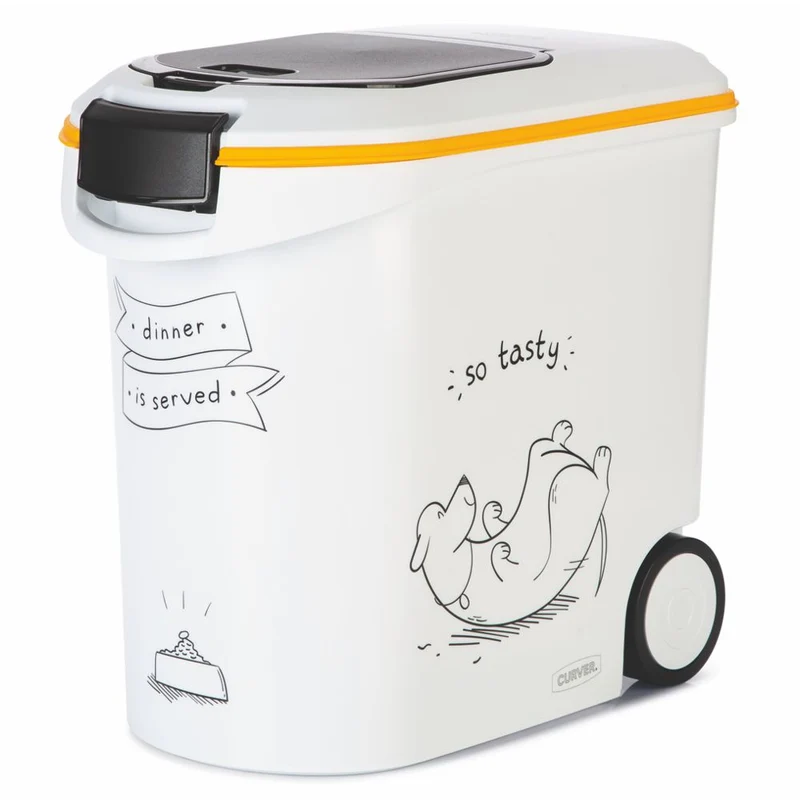 Curver Futterbox - 35 ltr / 12 kg - Snack Behälter Container Dose für Hunde