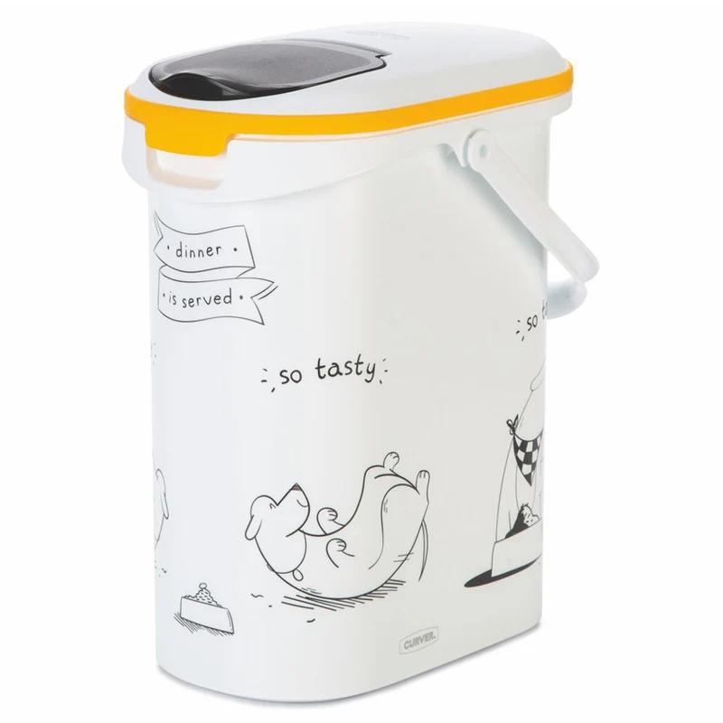 Curver Futterbox - 10 ltr / 4 kg - Snack Behälter Container Dose für Hunde