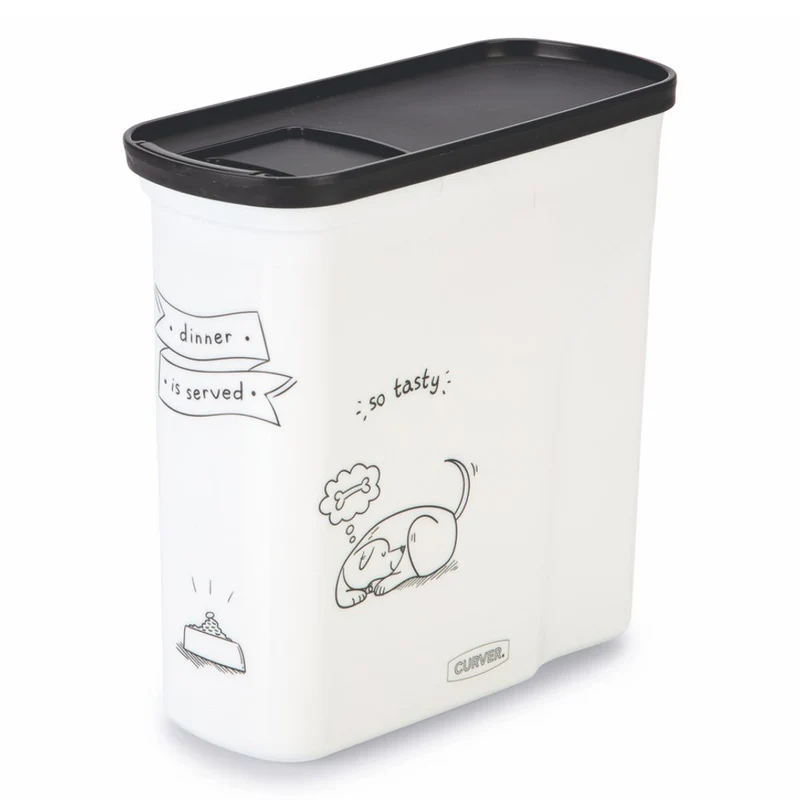 Curver Futterbox - 2 ltr / 1 kg - Snack Behälter Container Dose für Hunde