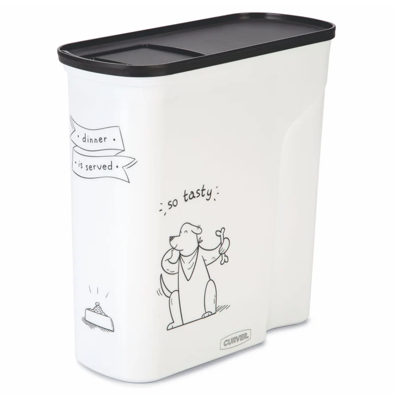 Curver Futterbox - 6 ltr / 2,5 kg - Snack Behälter Container Dose für Hunde