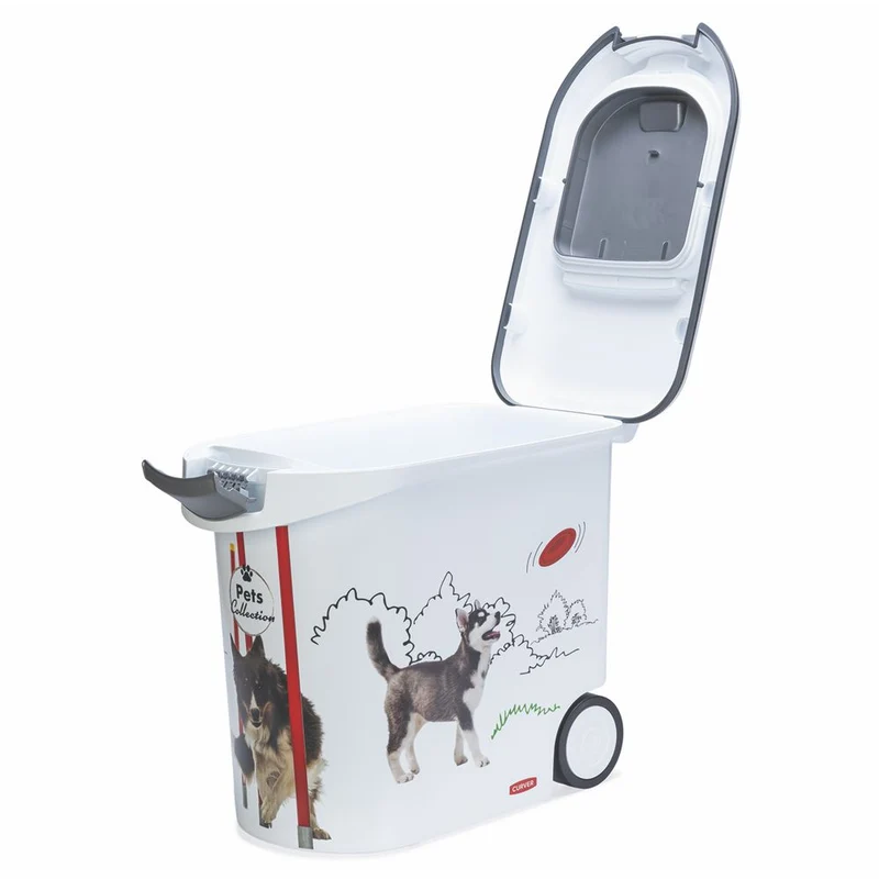 Curver Futterbox - 35 ltr / 12 kg - Snack Behälter Container Dose für Hunde