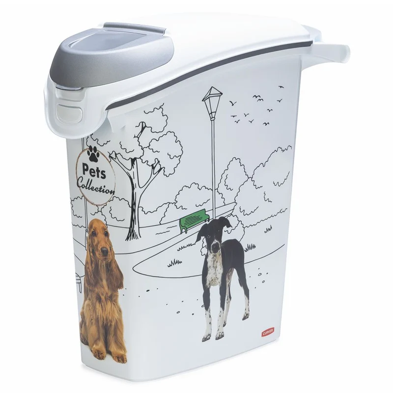 Curver Futterbox - 23 ltr / 10 kg - Snack Behälter Container Dose für Hunde