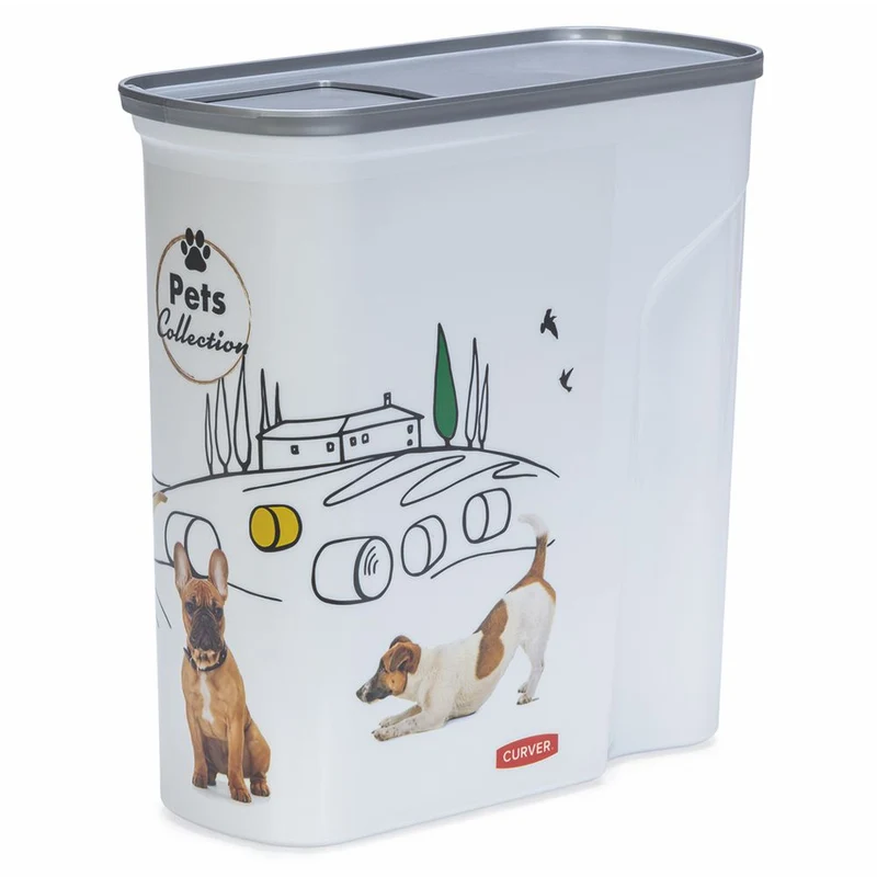 Curver Futterbox - 6 ltr / 2,5 kg - Snack Behälter Container Dose für Hunde
