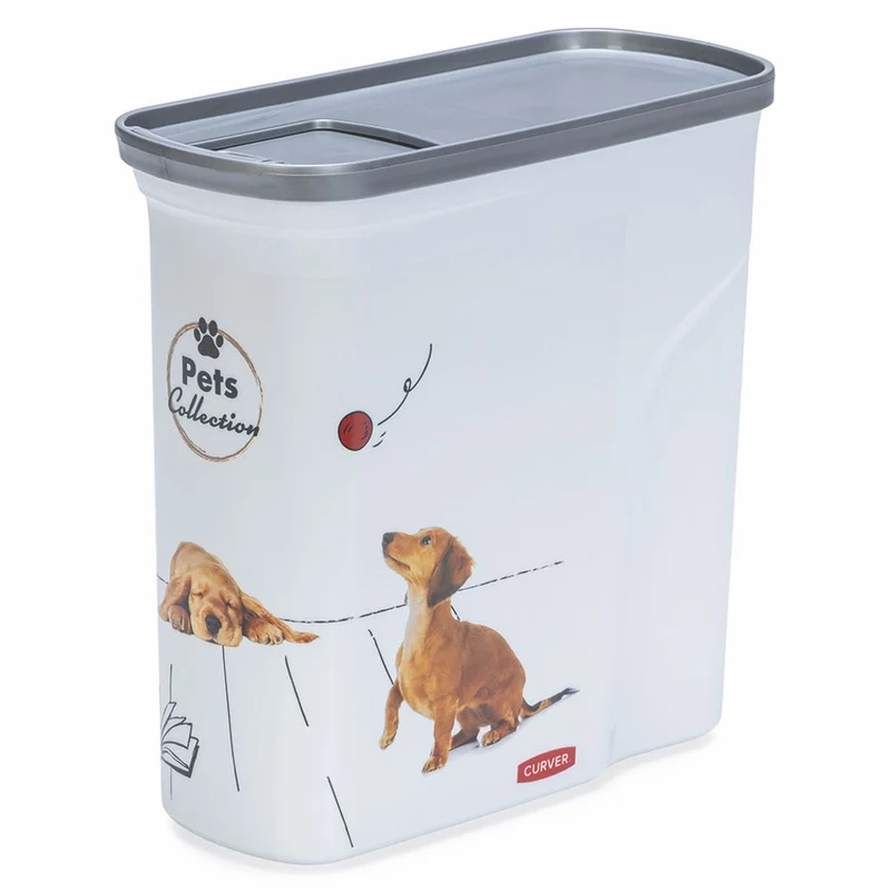 Curver Futterbox - 2 ltr / 1 kg - Snack Behälter Container Dose für Hunde