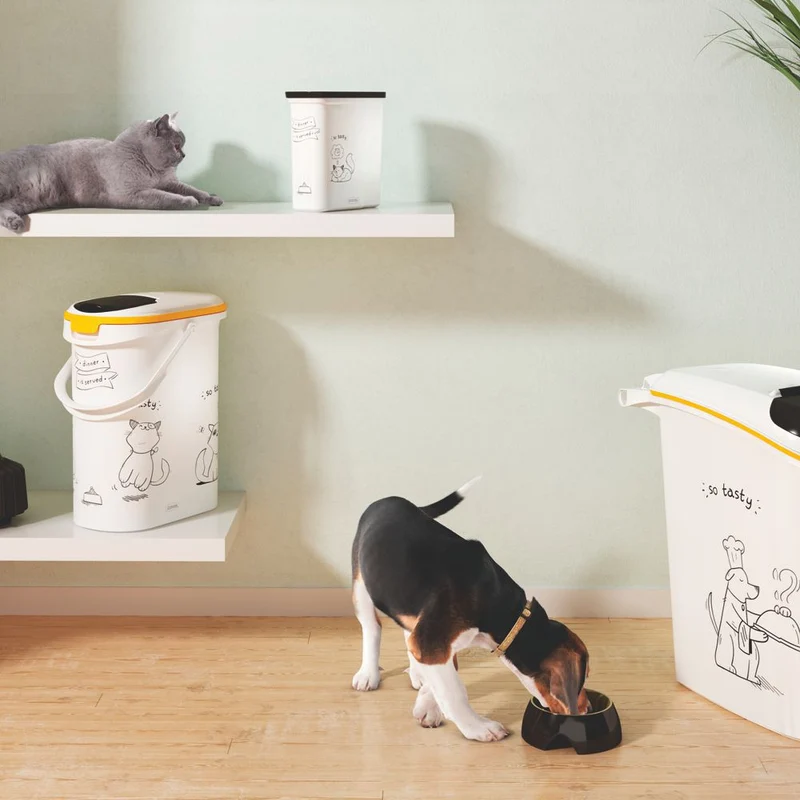 Curver Futterbox - 2 ltr / 1 kg - Snack Behälter Container Dose für Hunde
