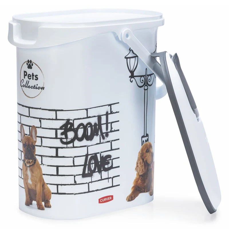 Curver Futterbox - 10 ltr / 4 kg - Snack Behälter Container Dose für Hunde