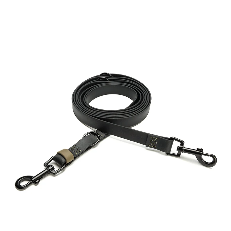 Hundeleine BioThane Ipanema, Black - Olive