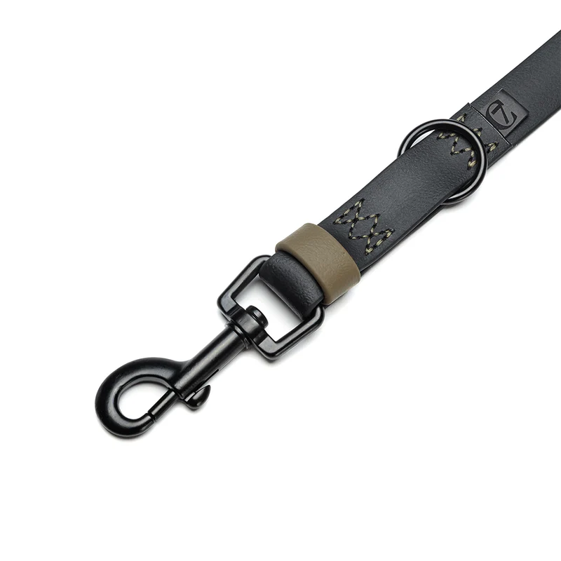 Hundeleine BioThane Ipanema, Black - Olive