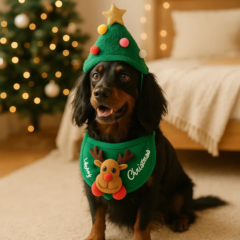Weihnachtliche Hunde Outfits