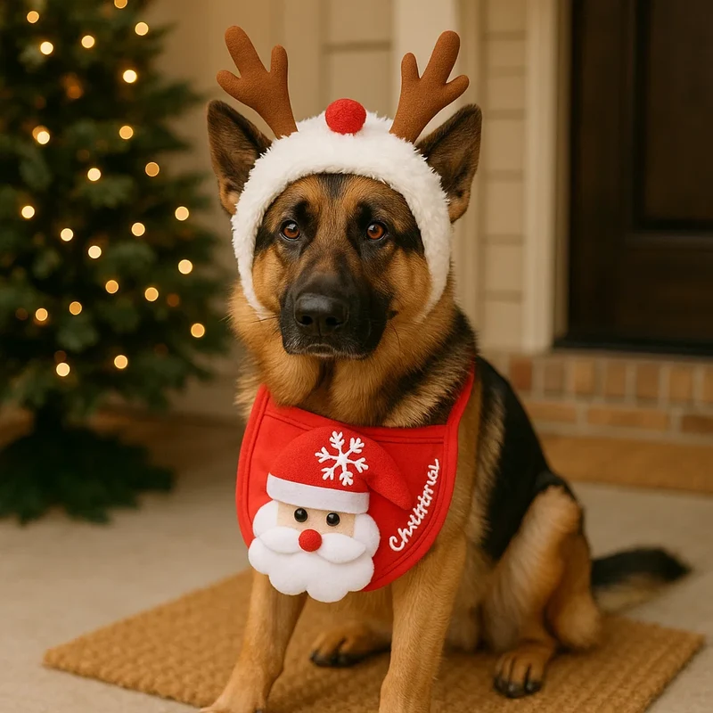 Weihnachtliche Hunde Outfits
