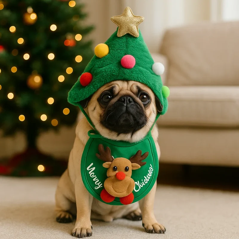 Weihnachtliche Hunde Outfits