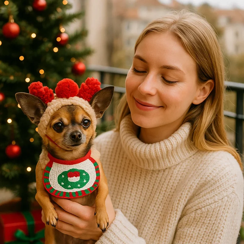 Weihnachtliche Hunde Outfits