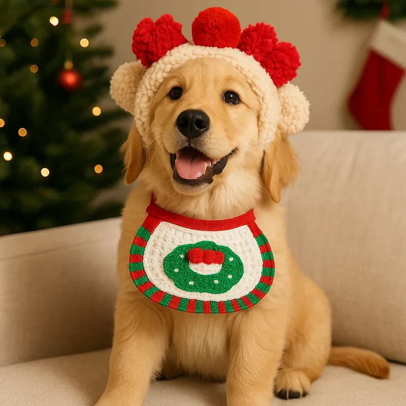 Weihnachtliche Hunde Outfits