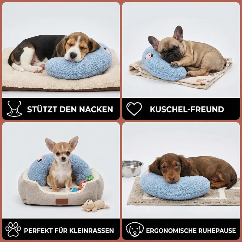 Ergonomisches Hunde Stützkissen für Gesunde Haltung