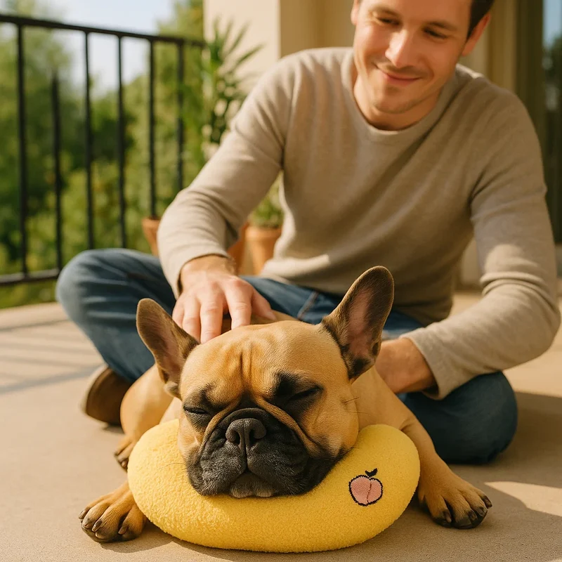 Ergonomisches Hunde Stützkissen für Gesunde Haltung