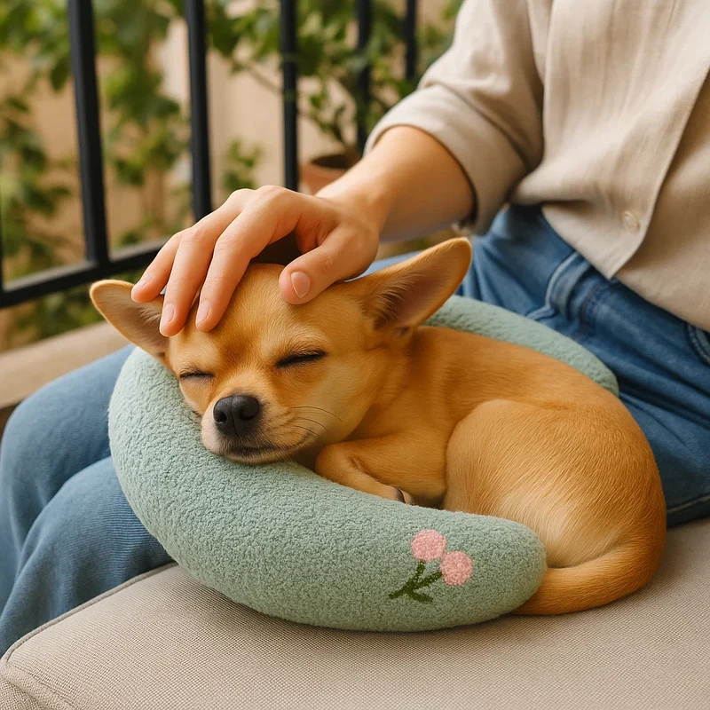 Ergonomisches Hunde Stützkissen für Gesunde Haltung
