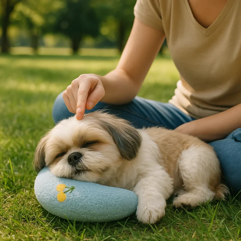 Ergonomisches Hunde Stützkissen für Gesunde Haltung