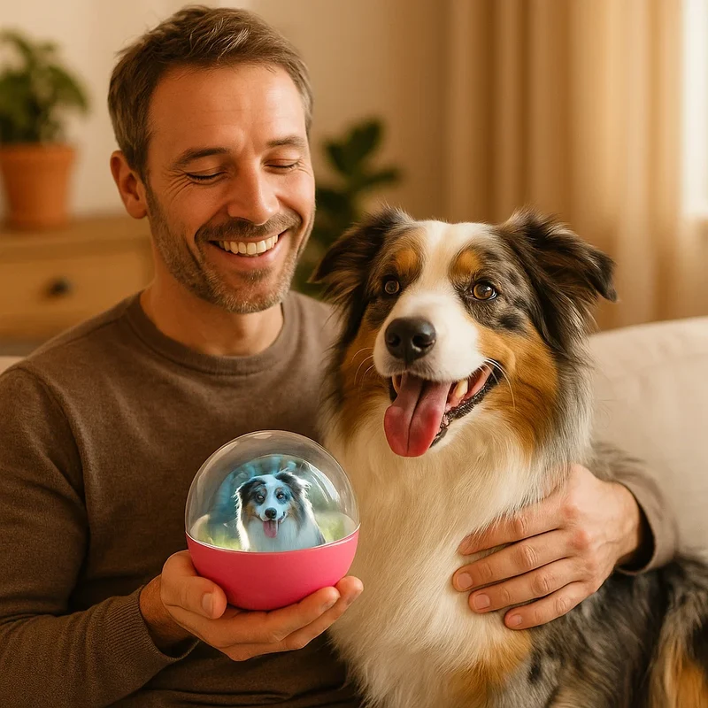 Erinnerungskugel für Hundebesitzer