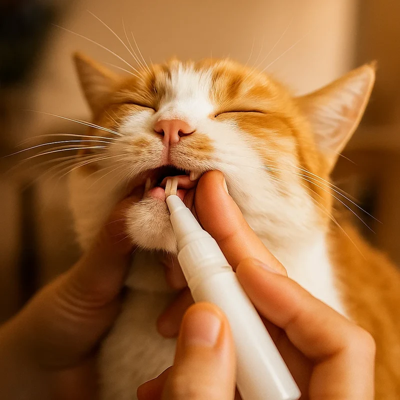 Zahnpflege Stift für Katzen