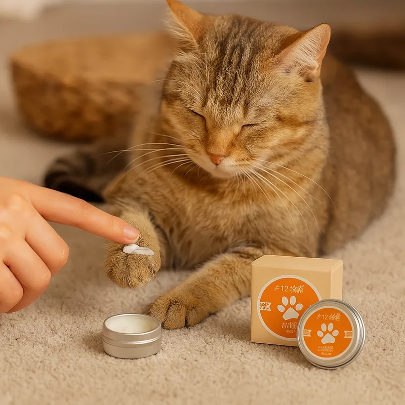 Pfotenpflege Creme für Katzen