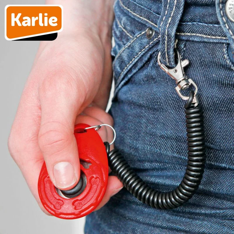Karlie Speed Clicker - Hund Katze Pferd - Klicker für Training und Erziehung