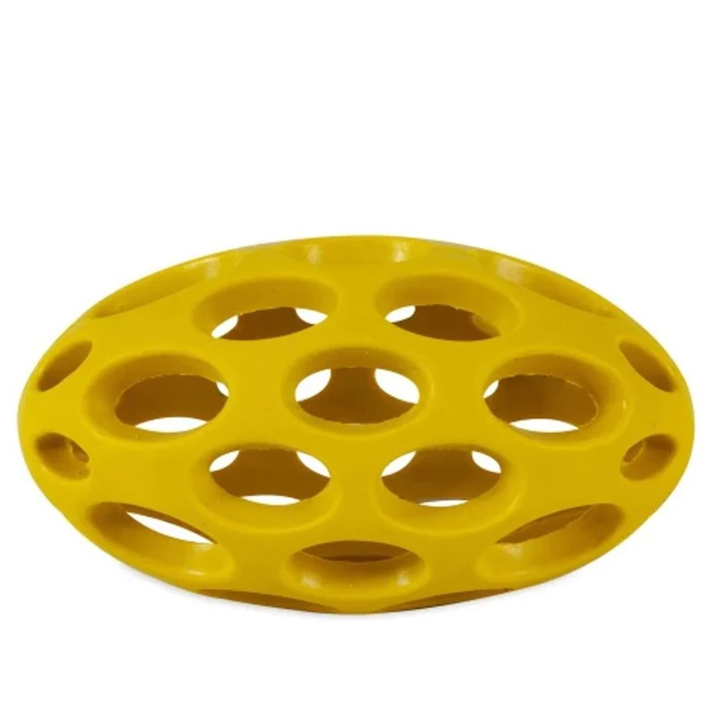 JW Hol-ee Football - Gitterball - Hundespiel Kauspielzeug Snackball Gummiball