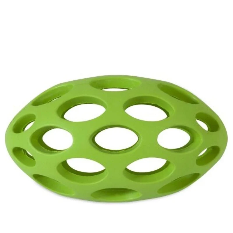 JW Hol-ee Football - Gitterball - Hundespiel Kauspielzeug Snackball Gummiball