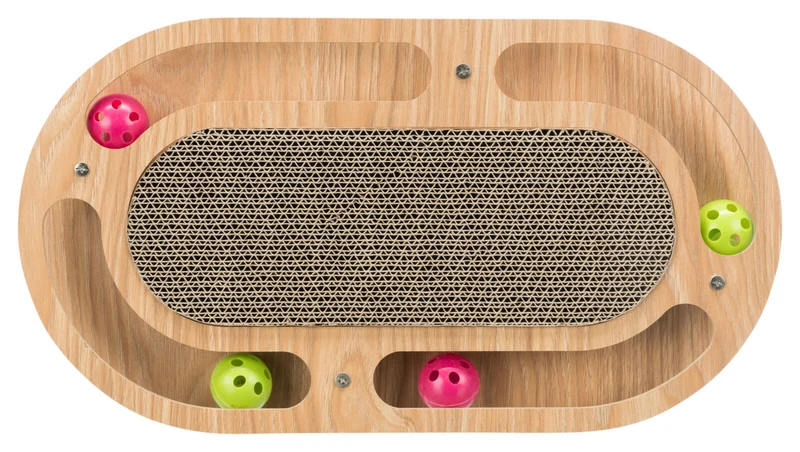 Kratzpappe mit Holzrahmen