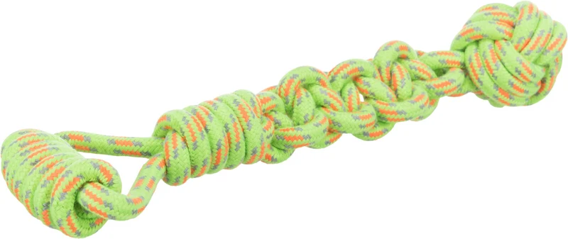 Spieltau mit eingeflochtenem Ball, Baumwolle/Polyester