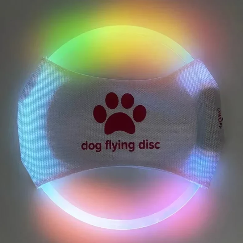 Led Hundescheibe – Leuchtende Flying Disc Für Hunde