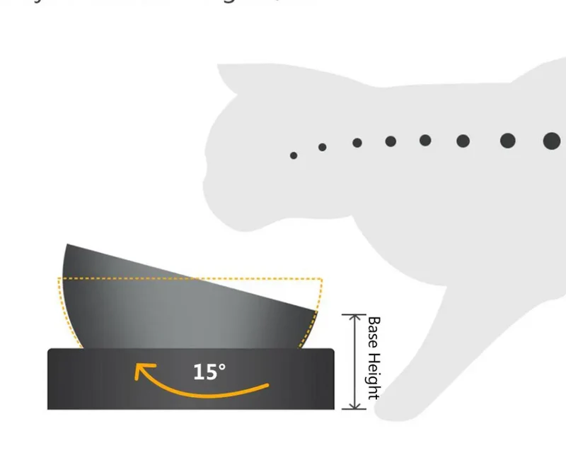 Doppelnapf Für Katzen Aus Edelstahl Mit Standfuß