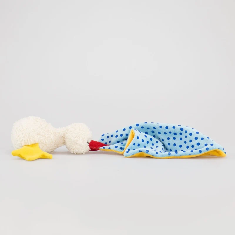 Schnuffeltuch Ente Tapsy - blau