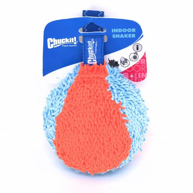 Chuckit! Indoor Shaker - Apportierspielzeug für drinnen - Wurfspiel Ball Hund