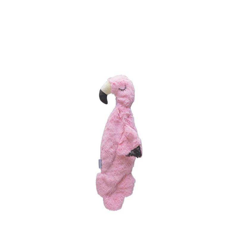 Beeztees Plüsch-Welpenspielzeug Flatino - FLAMINGO FE - Puppy Plüschspielzeug