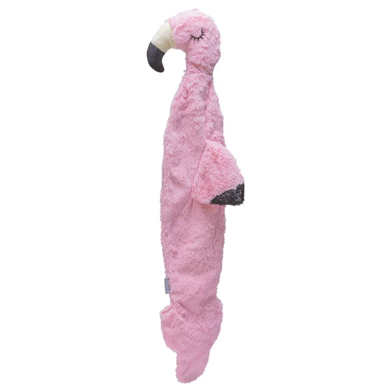 Beeztees Plüsch-Welpenspielzeug Flatino - FLAMINGO FE - Puppy Plüschspielzeug