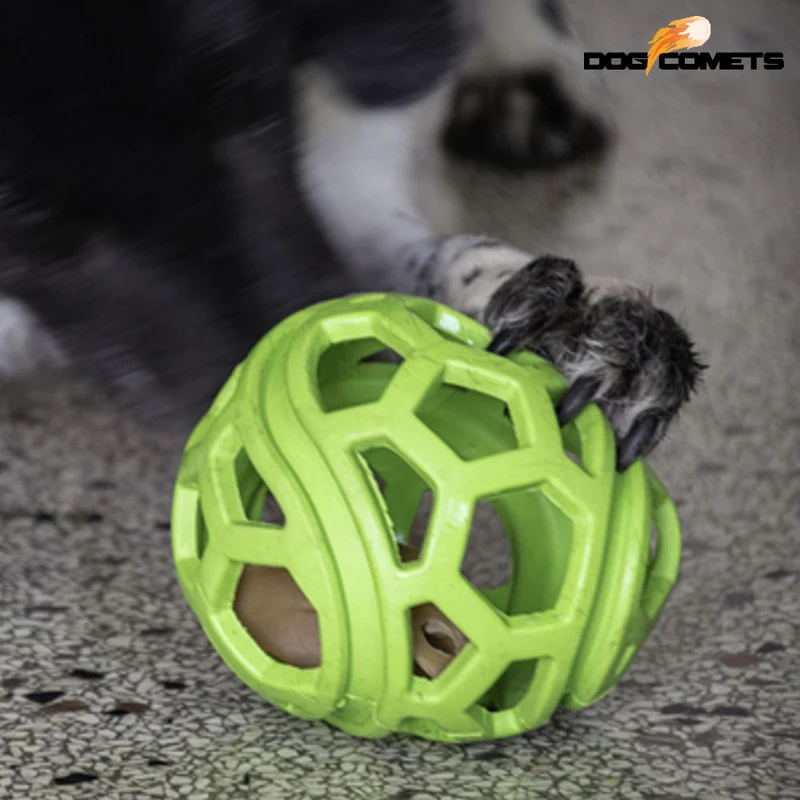 Dog Comets Titan - Gitterball - Hundespiel Kauspielzeug Snackball Gummiball