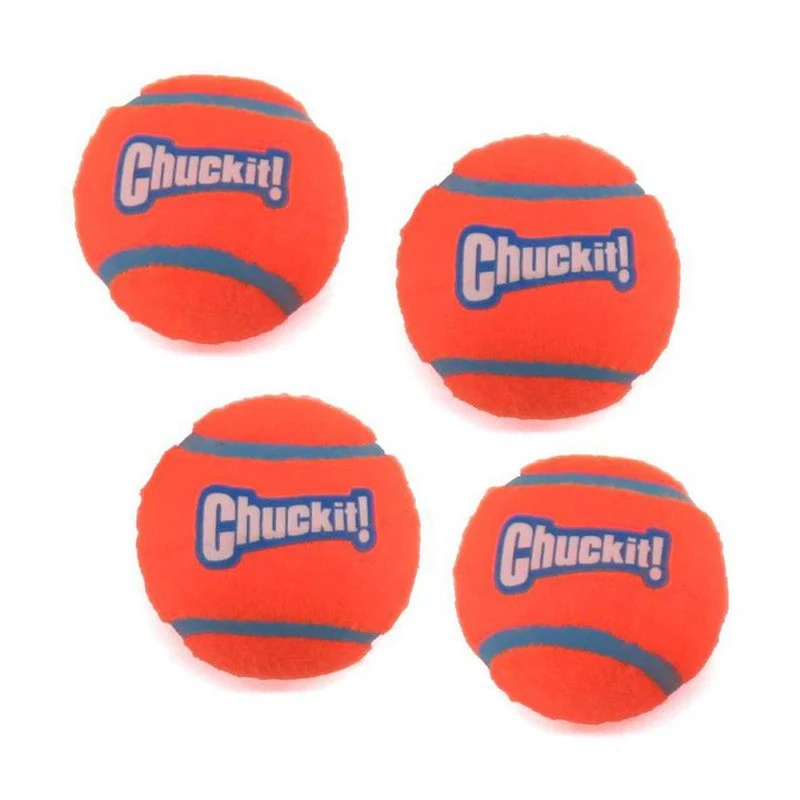 Chuckit! Tennis Ball - Apportierspielzeug Hundespielzeug 2er/4er Set Tennisball