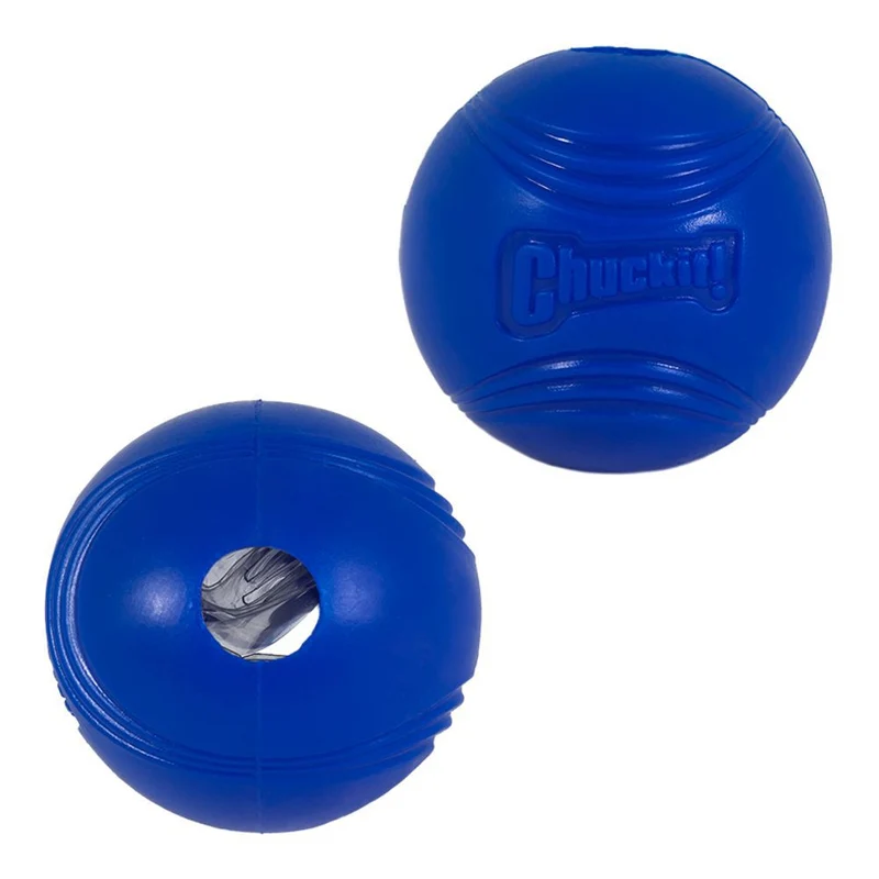 Chuckit! Super Crunch Ball - Apportierspielzeug Hundespielzeug - knistert knarrt