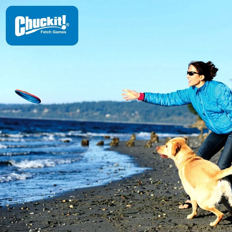 Chuckit! Paraflight - Wurfscheibe - Apportierspielzeug Flyer Hundespielzeug