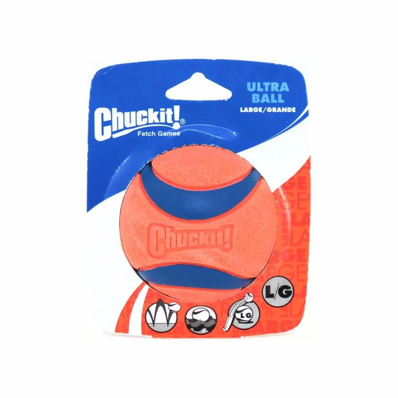 Chuckit! Ultra Ball - Apportierspielzeug Hundespielzeug - springt gut & schwimmt